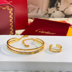 اسوارة وخاتم من ماركة كارتير